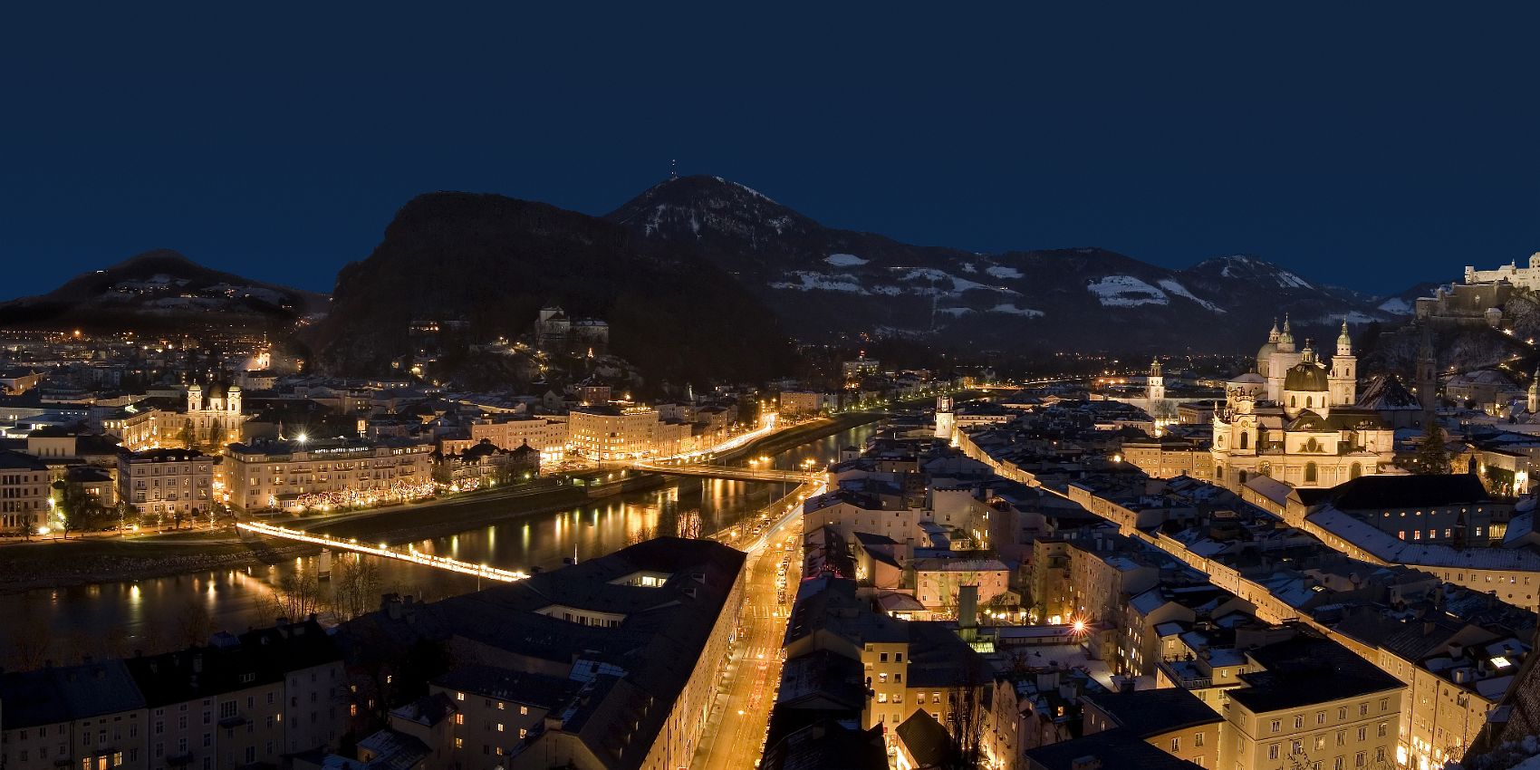 Salzburg Blick vom Mönchsberg 2007 (131_Moenchsberg_Nacht)