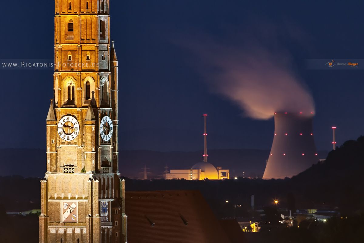 Martinskirche und Isar1