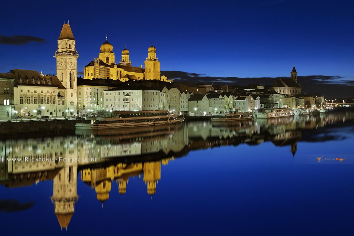 Passau, Rathaus und Dom Passau, Rathaus und Dom