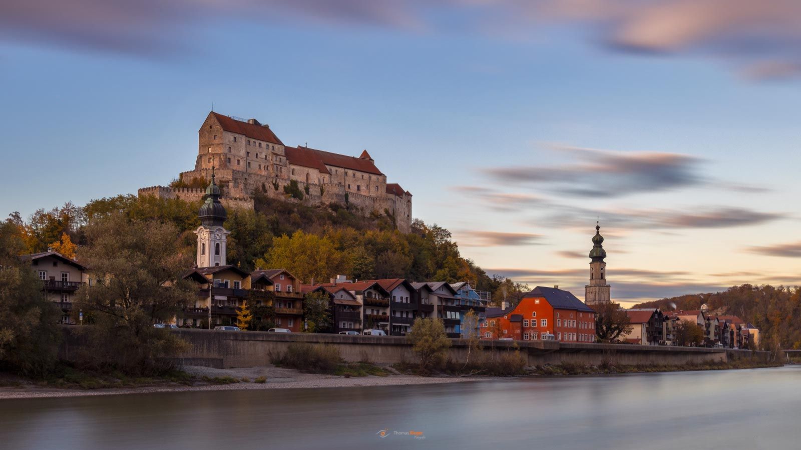 Burghausen im Sonnenuntergang an der Salzach (415_MG_9903)